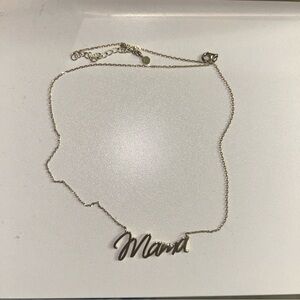 Silver 'Mama' Necklace